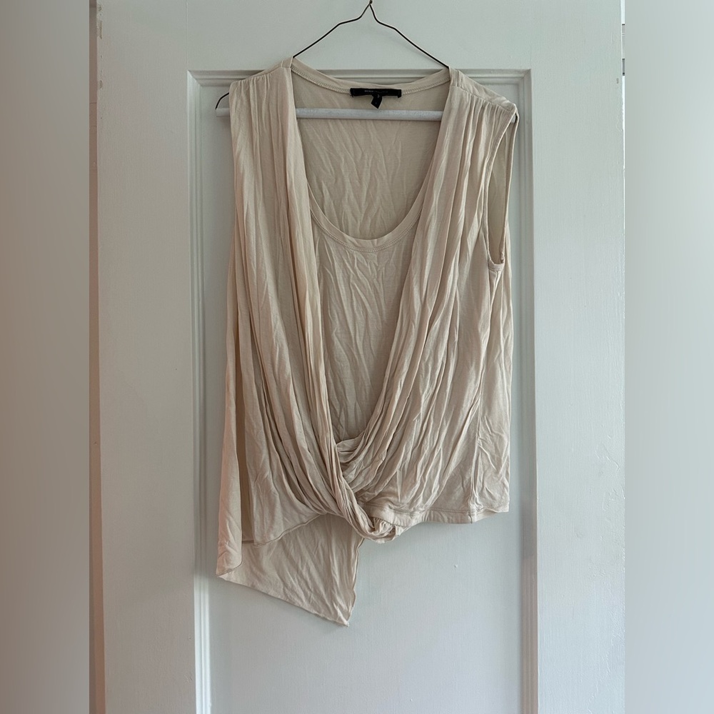 BCBGMaxAzria Drape Tank Top